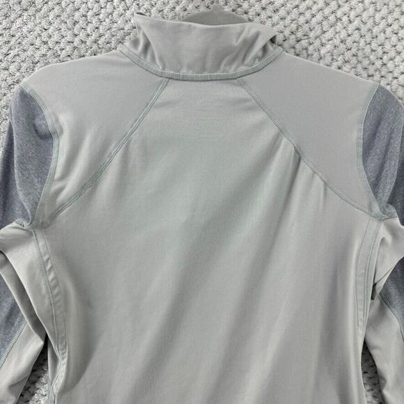 The North Face Layering Sweater Top S Gray 1/4 Zip Pullover Thumbholes Flashdry - Picture 8 of 16